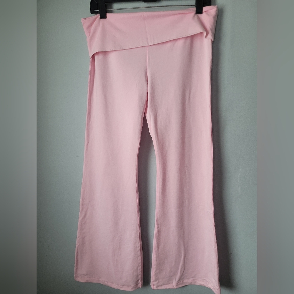 Love shack fancy x PINK Cotton BLING foldover flare legging - Picture 5 of 7
